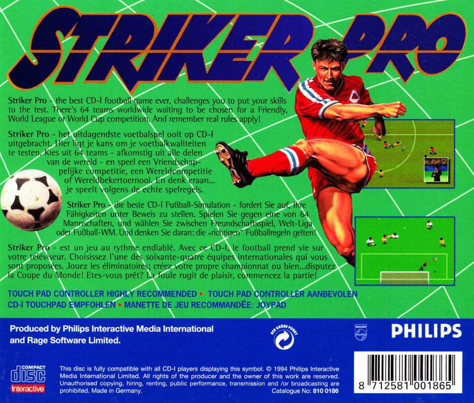 Striker Pro box art for CD-i